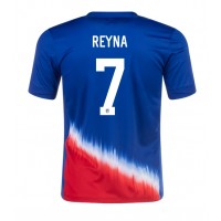 Dres Spojené Štáty Giovanni Reyna #7 Preč Copa America 2024 Krátky Rukáv